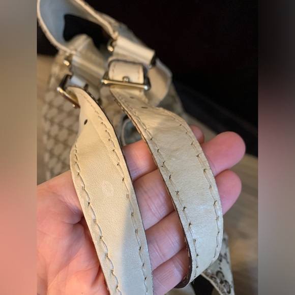 Authentic Gucci GG Canvas Charlotte Tote Off White/Beige/Brown - Picture 11 of 17